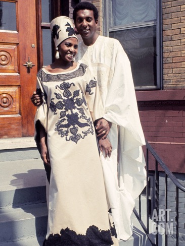 Picture of Miriam a Makeba with Stokeley Carmichael